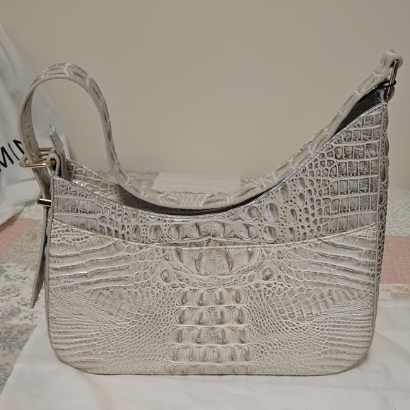 Brahmin Abbott Shoulder Bag In Ivory Dream Melbourne. NWT - Picture 5 of 16